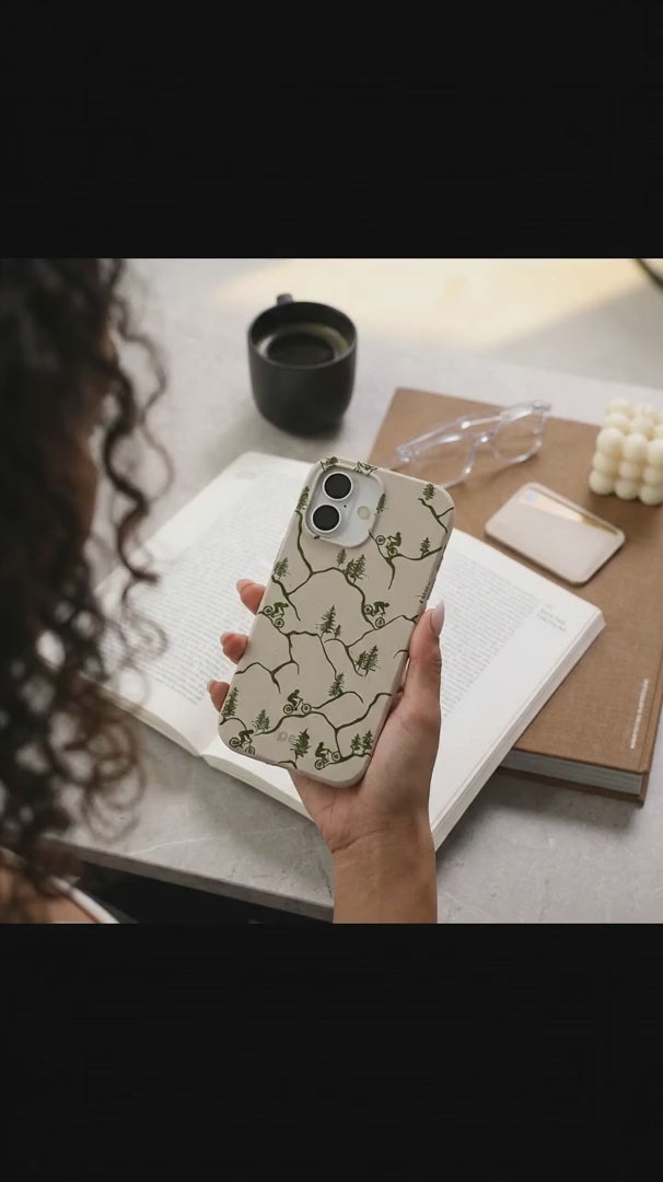 London Fog Bike Trek iPhone 16 Pro Max Case - Product video demonstration