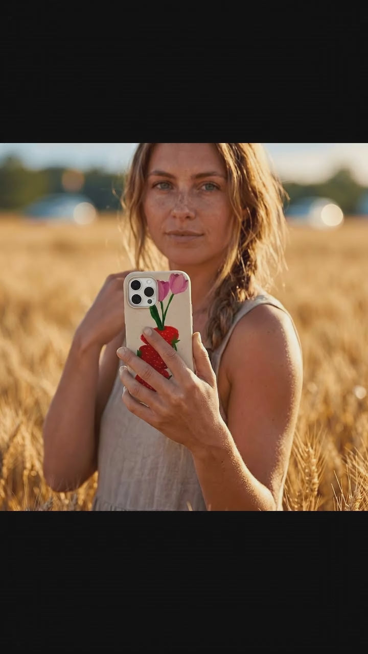 Seashell Berry Bloom iPhone 17 Case - Product video demonstration