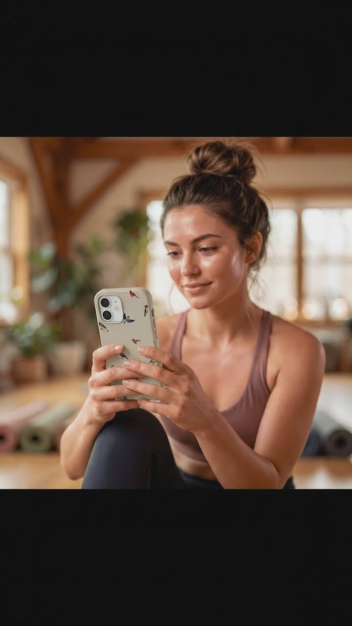 London Fog Frosted Flock iPhone 17 Case - Product video demonstration