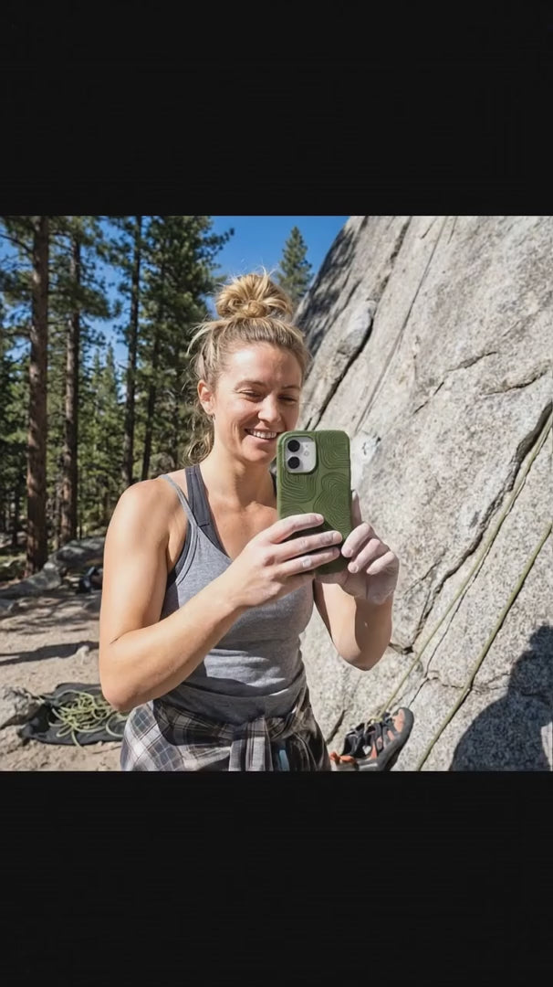 Forest Floor Time Etched iPhone 16 Case - Product video demonstration