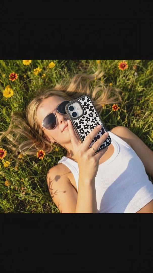 Clear Floral wall iPhone 17 Pro Case With Noir Ridge (MagSafe included) - Product video demonstration