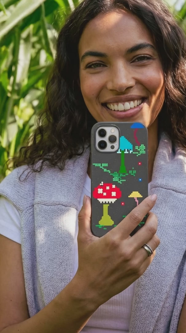 Black Byte Bloom iPhone 15 Case - Product video demonstration