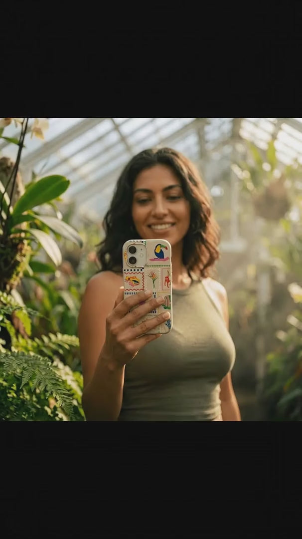 Seashell Tropical Paradise iPhone 15 Case - Product video demonstration