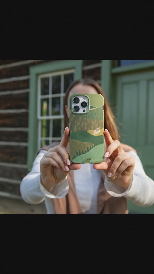 Forest Floor Mountain Nest iPhone 16 Pro Case - Product video demonstration