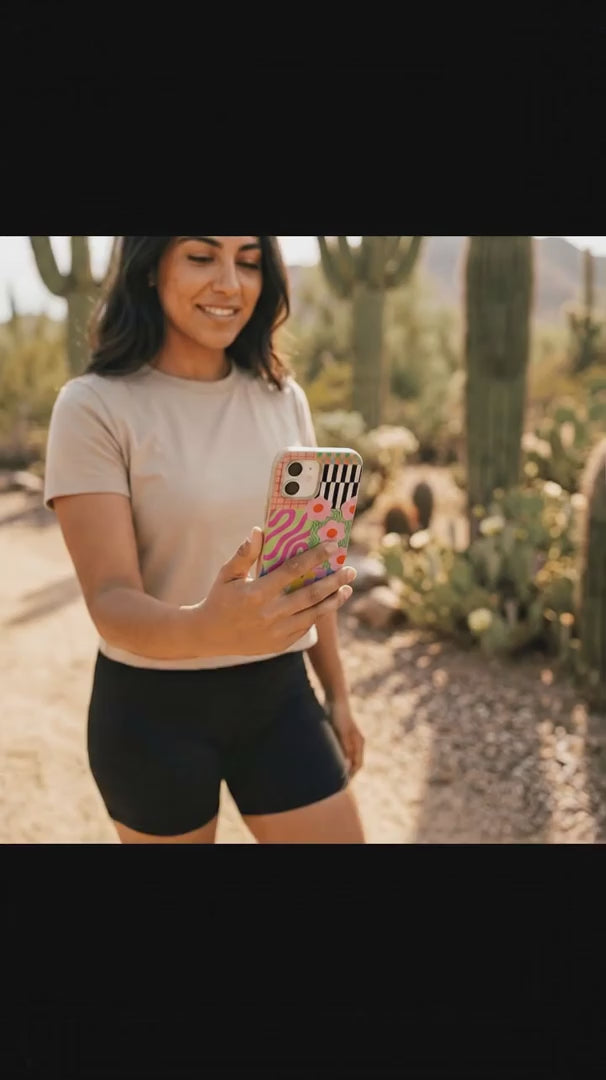 Seashell Abstract Cake iPhone 15 Pro Case - Product video demonstration