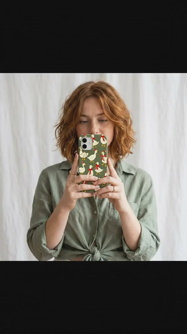 Forest Floor Duck the Halls iPhone 16 Pro Case - Product video demonstration