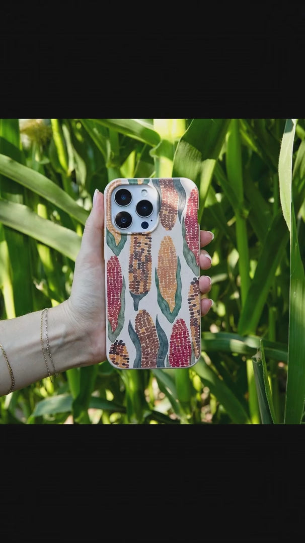 Seashell Cornfield iPhone 15 Case - Product video demonstration