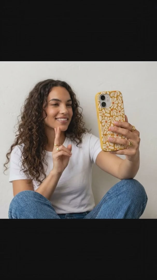 Honey Funky Petals iPhone 16 Case - Product video demonstration