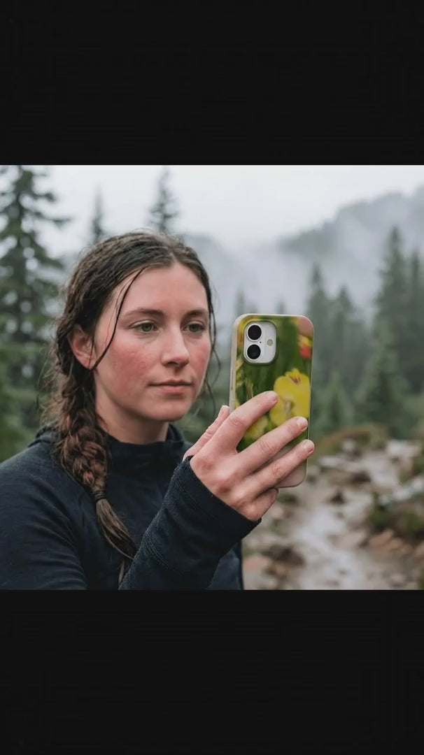 Seashell Full Bloom iPhone 15 Case - Product video demonstration