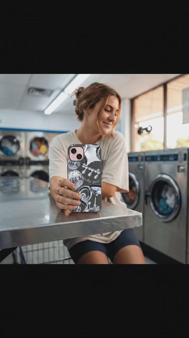 Black Cosmic Luck iPhone 17 Pro Case - Product video demonstration