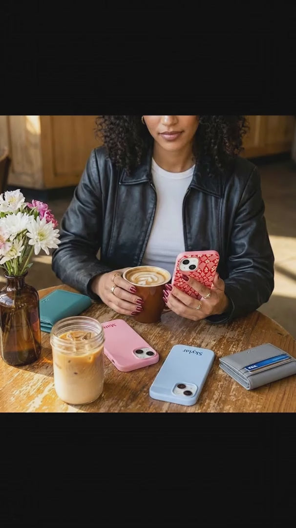 Bubblegum Pink Funky Fleurs iPhone 15 Case - Product video demonstration