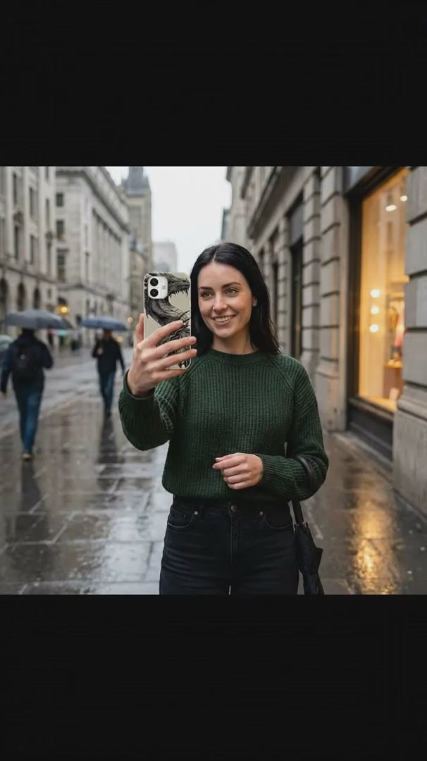 London Fog Twin Dragons iPhone 16 Pro Max Case - Product video demonstration