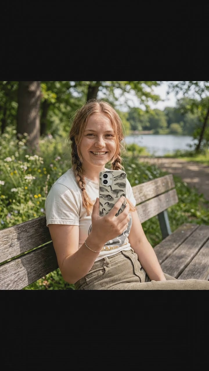 London Fog Canadian Geese iPhone 17 Case - Product video demonstration