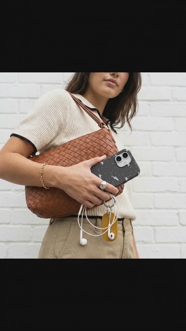 Black Lil Sharks iPhone 15 Case - Product video demonstration