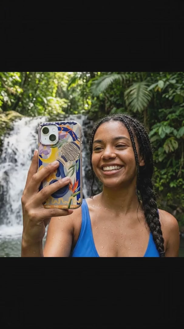 Seashell Aquarius Water iPhone 16 Pro Max Case - Product video demonstration