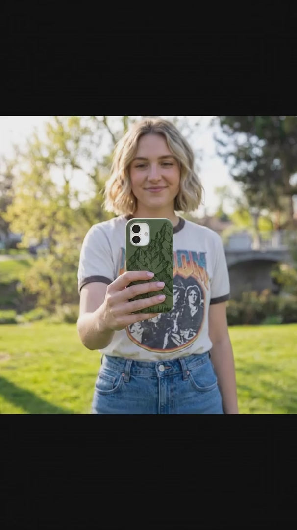 Forest Floor Quiet Climb iPhone 15 Pro Case - Product video demonstration