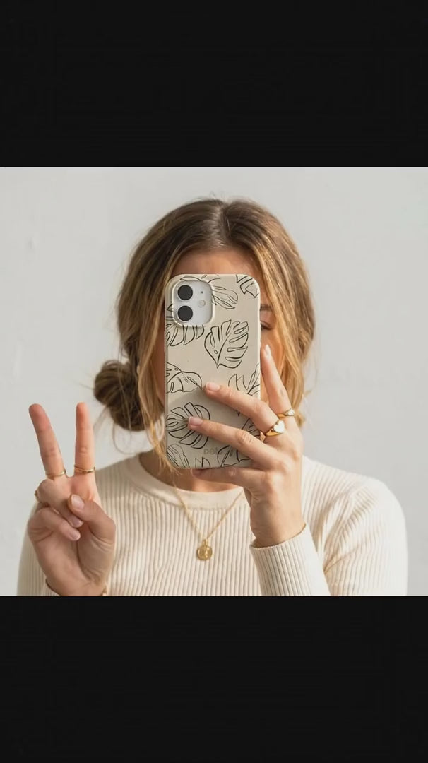 London Fog Leaf Lines iPhone 17 Pro Case - Product video demonstration