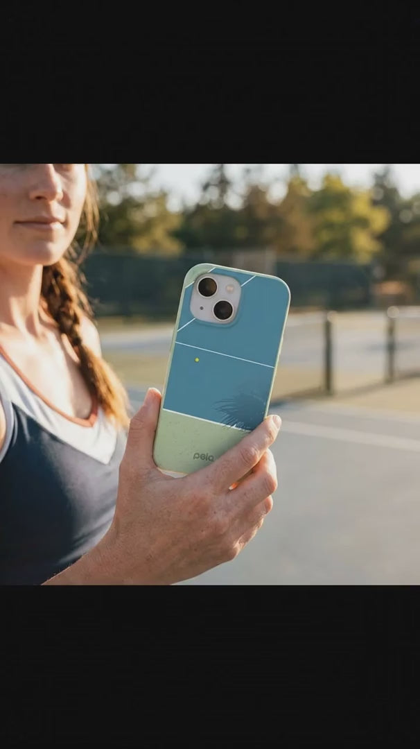 Sage Green Tennis Court iPhone 16 Pro Case - Product video demonstration