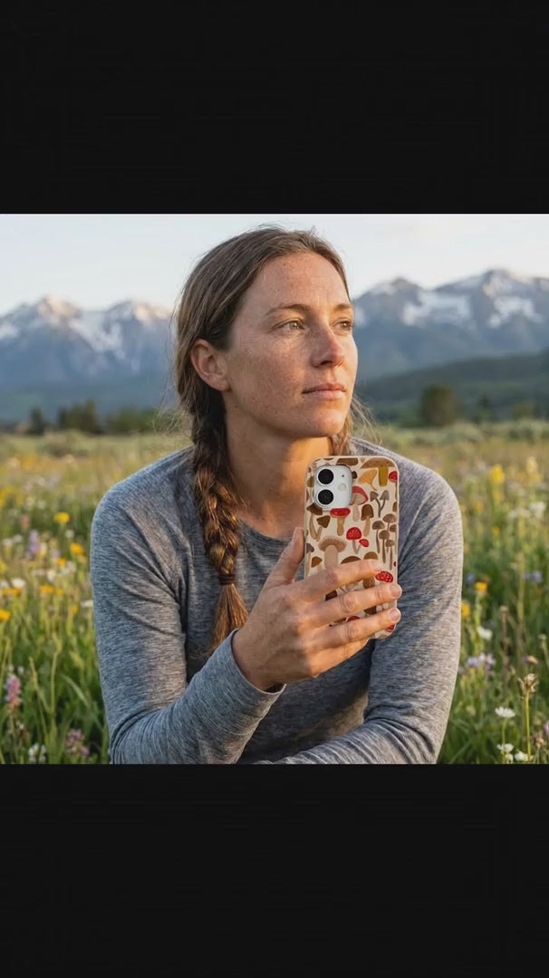 Seashell Shroomy Days iPhone 16 Case - Product video demonstration