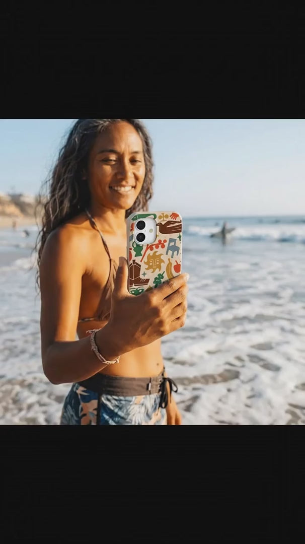 Seashell Junk Drawer iPhone 16 Case - Product video demonstration