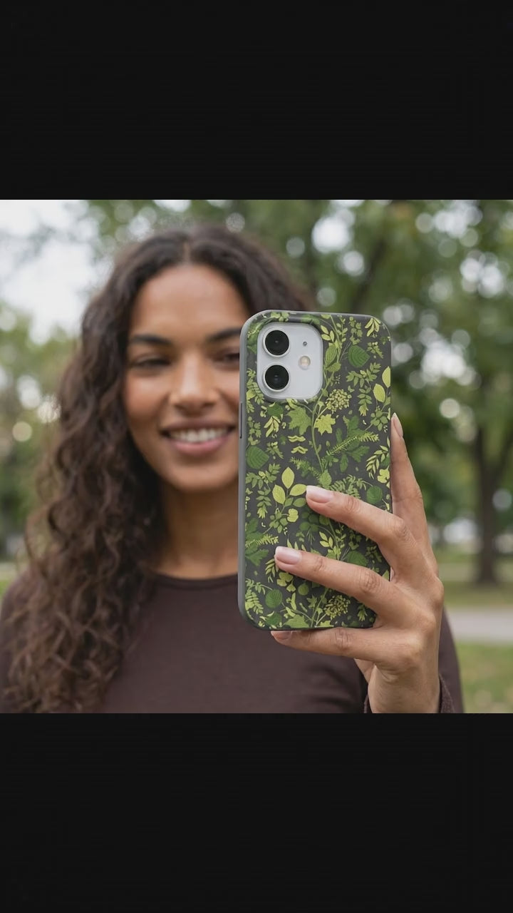 Black Evergreen iPhone 17 Case - Product video demonstration