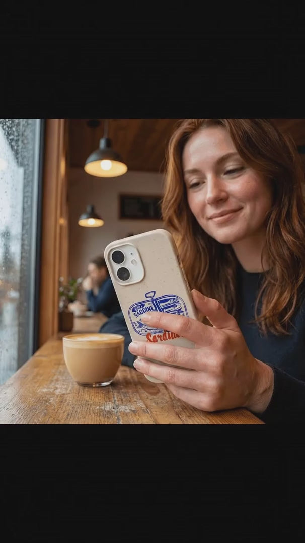 Seashell Sardines iPhone 15 Case - Product video demonstration