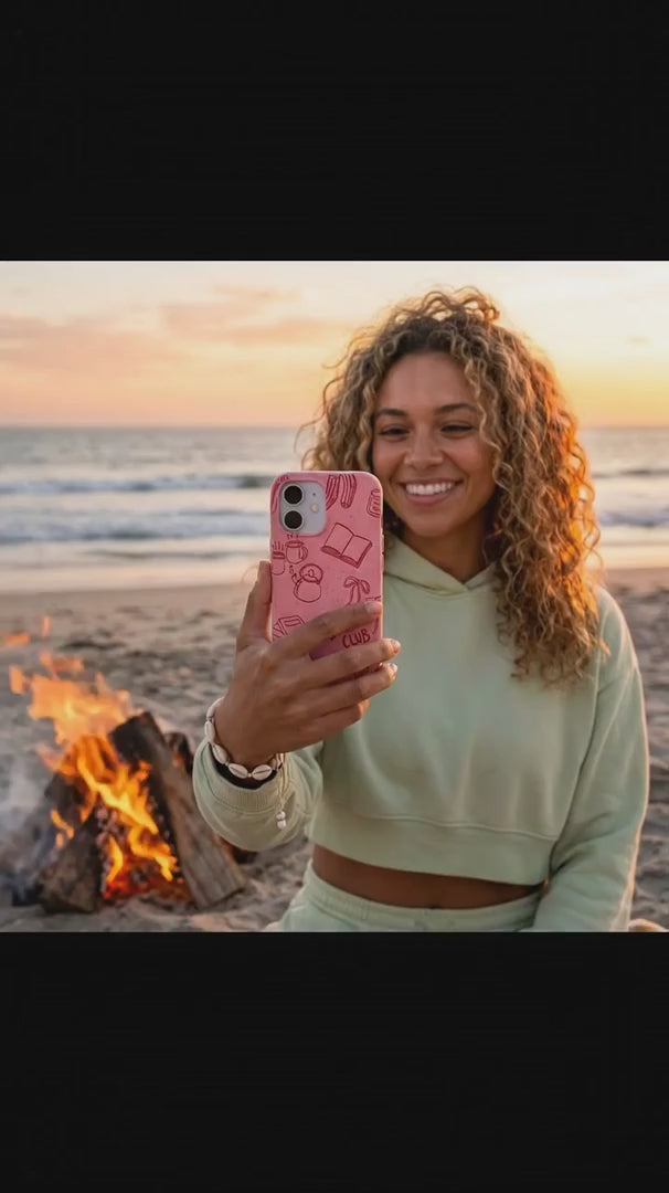 Bubblegum Pink Book Club iPhone 15 Pro Case - Product video demonstration