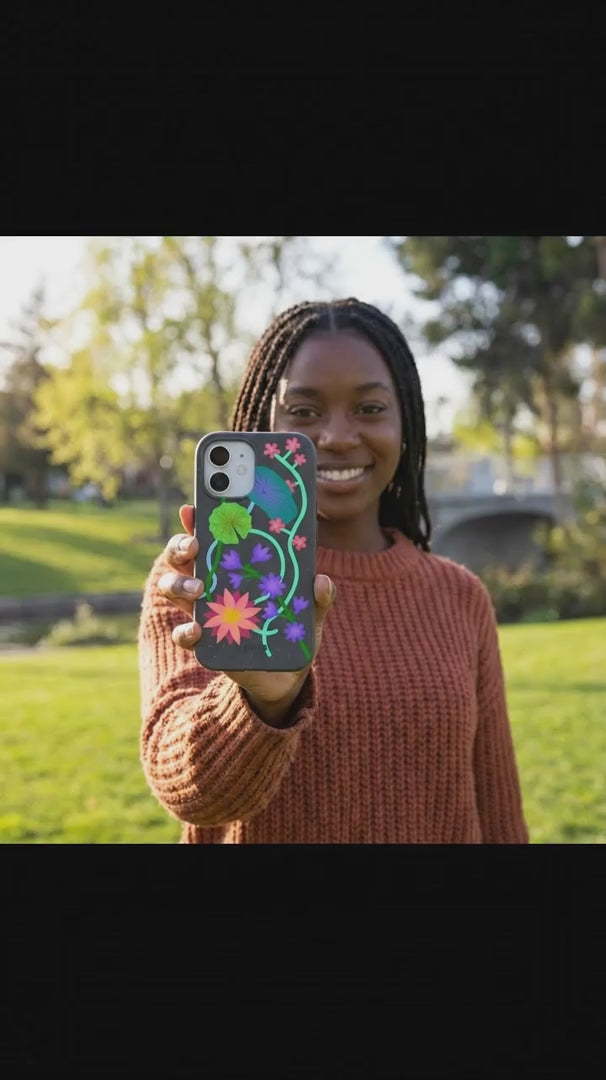 Black Neon Garden iPhone 16 Pro Case - Product video demonstration