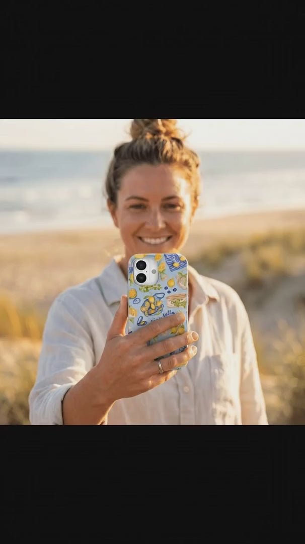 Powder Blue Ciao Bella iPhone 15 Pro Case - Product video demonstration