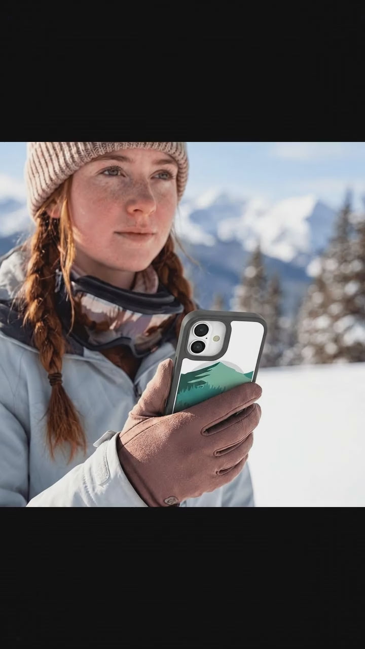 Clear Boreal iPhone 17 Case With Noir Ridge (MagSafe included) - Product video demonstration