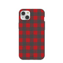 Black Flannel iPhone 14 Plus Case