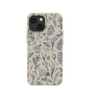 London Fog Indigo Bouquet iPhone 13 Mini Case