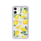 Clear Lemon Fizz iPhone 12/ iPhone 12 Pro Case With Lavender Ridge
