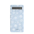 Powder Blue Let it Snow Google Pixel 6a Case