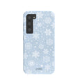 Powder Blue Let it Snow Samsung Galaxy S23 Case
