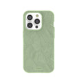 Sage Green Lushy Leaves iPhone 14 Pro Case