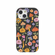 Black Midnight Shrooms iPhone 15 Case
