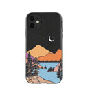 Black Night Trails iPhone 11 Case
