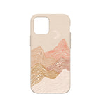 Seashell Pink Peaks iPhone 12 Mini Case