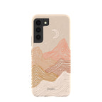 Seashell Pink Peaks Samsung Galaxy S22 Case