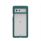 Clear Google Pixel 6 Case with Green Ridge