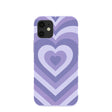 Lavender Power Hearts iPhone 12 Mini Case