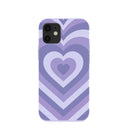Lavender Power Hearts iPhone 12 Mini Case