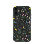 Black Shadow Blooms iPhone 11 Case