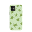 Sage Green Tiny Turtles iPhone 12 Mini Case