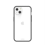 Clear iPhone 13 Case with Black Ridge